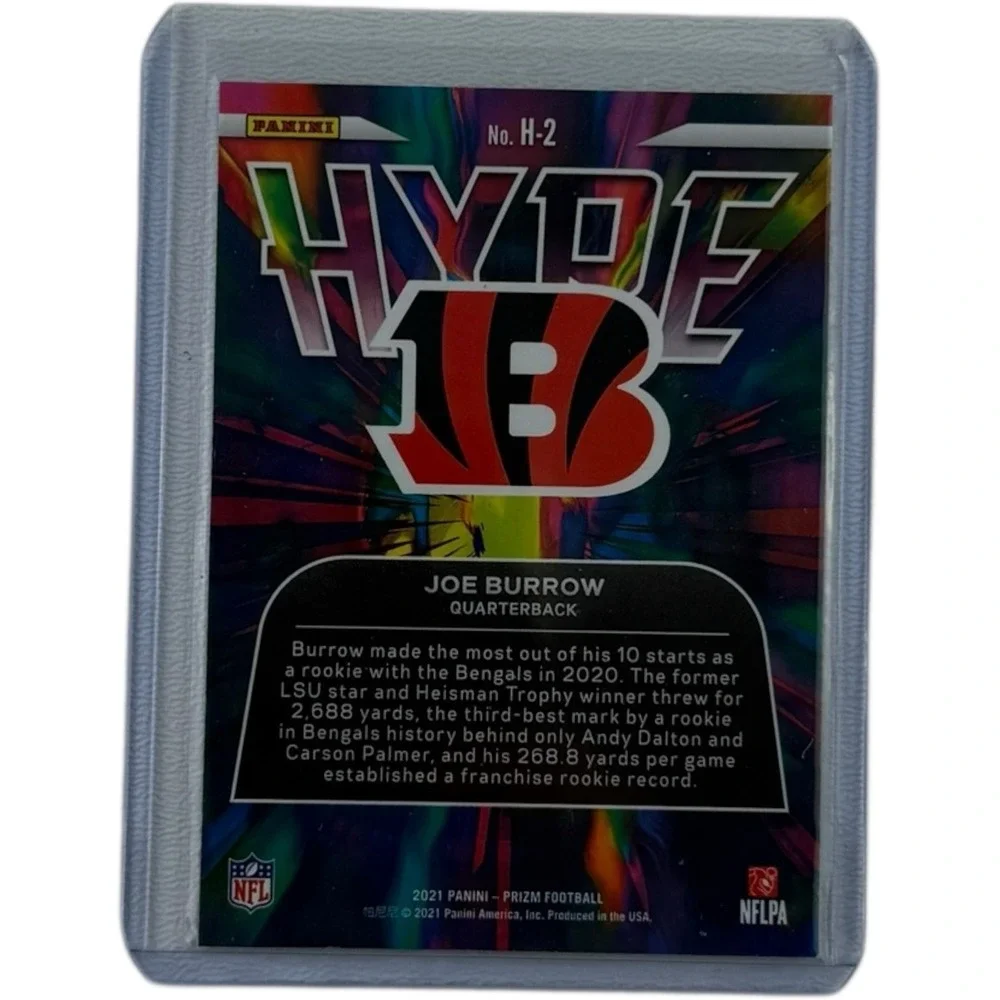 2021 Panini Prizm Joe Burrow‎ HYPE #H-2 Insert Bengals